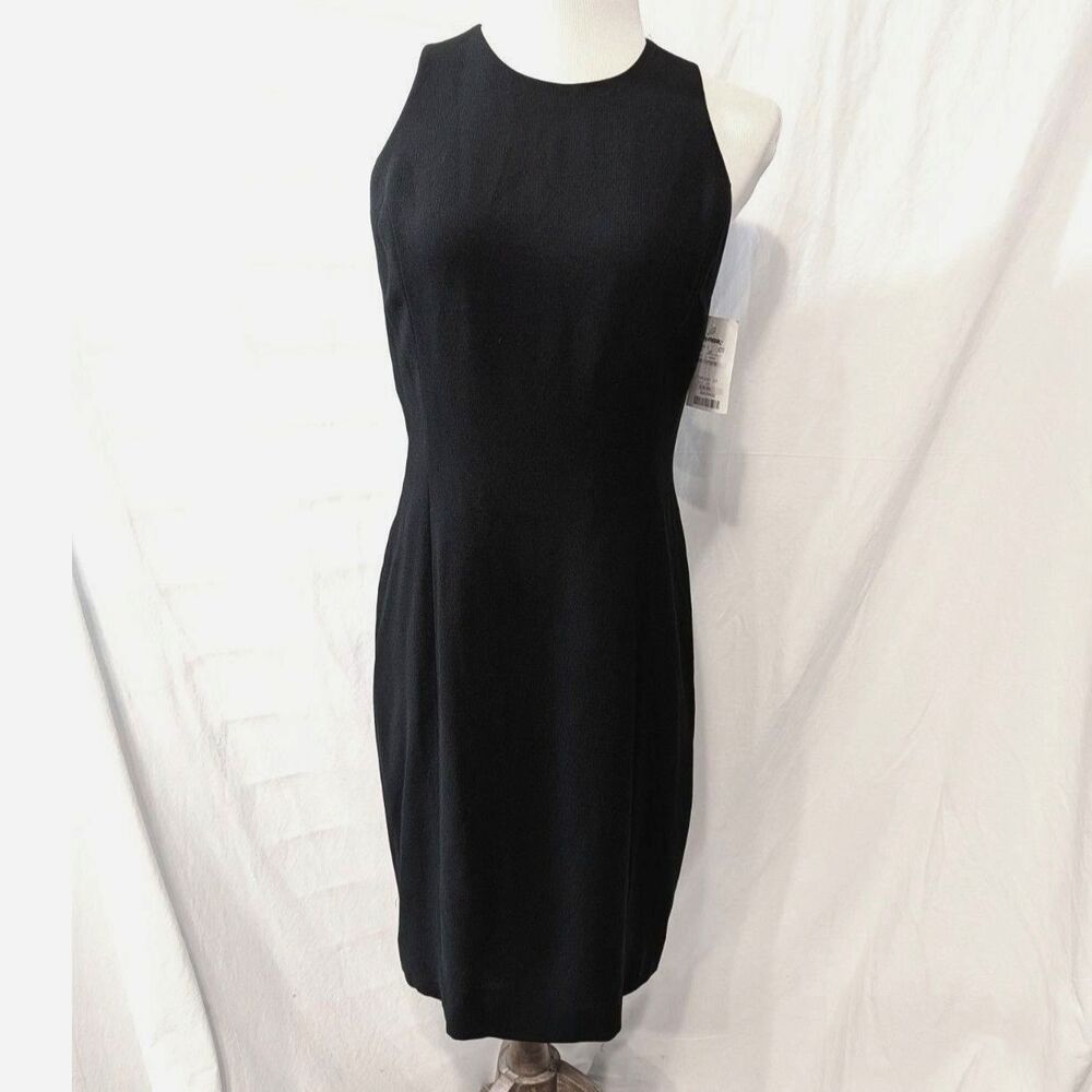Jones New York Black Sheath Dress, size 8P
